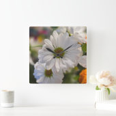 Daisy Time スクエア壁時計 (ホーム)