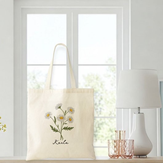 daisy tote bags, elegant for her トートバッグ