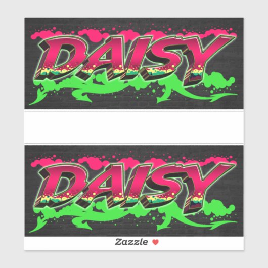 Daisy Vorname Name Graffiti Aufkleber Sticker シール (シート)