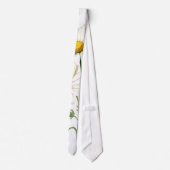 Daisy Watercolor Flower Modern Professional ネクタイ (裏面)