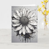 Daisy - Watercolor flowers カード (黄色い花)