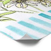 Daisy Watercolors ポスター (角)