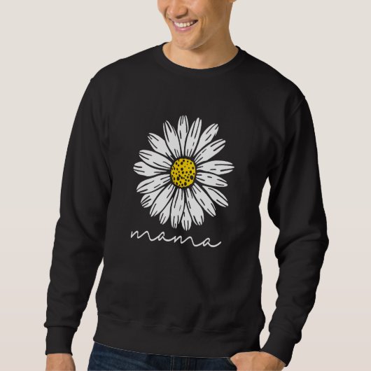 Daisy Wildflower Gifts for Mom Mama Graphic Tees f スウェットシャツ (正面)