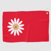 Daisy with Initial ゴルフタオル (横)