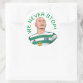 Daizen Maeda We Never Stop Sticker ラウンドシール (バッグ)