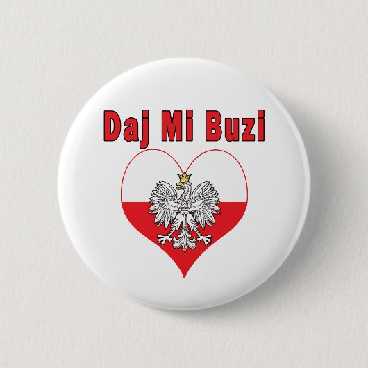 Daj Mi Buziのワシのハート 缶バッジ (正面)