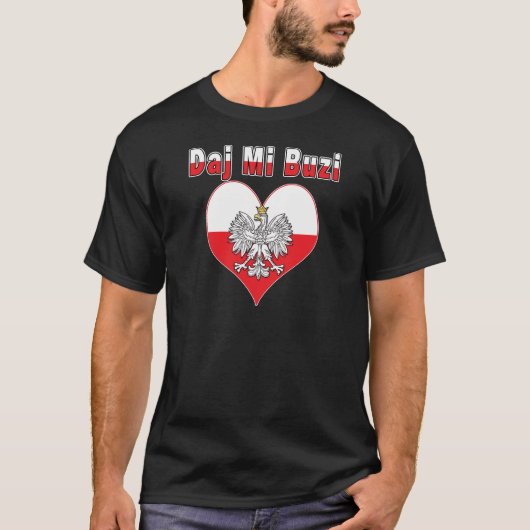 Daj Mi Buziのワシのハート Tシャツ (正面)