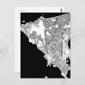 Dakar Senegal Map ポストカード (正面/裏面)