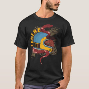 Dakar Yamaha Tenere 700ロゴ(黄 – 青エッセンシャル) Tシャツ