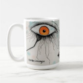 DAKimage静かによる「Witness」 Art Mag コーヒーマグカップ (左)