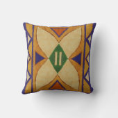 Dakokotaの1860年代のParflecheのスタイルの枕 クッション (裏面)