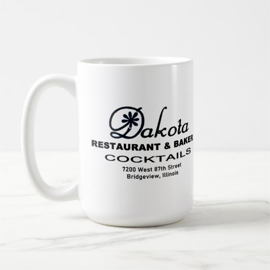 Dakota Restaurant & ベーカリー, Bridgeview, IL コーヒーマグカップ (左)