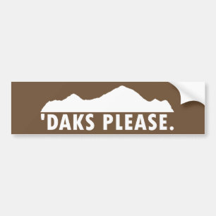 Daks Please バンパーステッカー