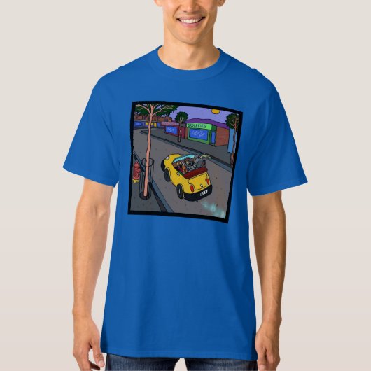 DALによる大きく、高い人のティー Tシャツ (正面)