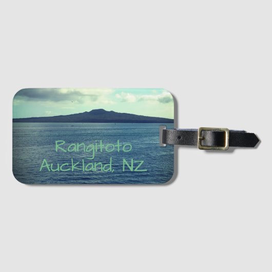 DALによる#Rangitoto NZの荷物のラベル ラゲッジタグ (正面横)