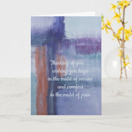 DALのお悔やみカード カード (黄色い花)