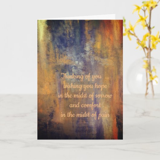 DALのお悔やみカード カード (黄色い花)