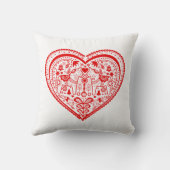 Dalaのハートの枕 クッション (裏面)