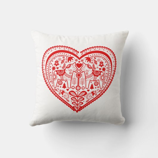 Dalaのハートの枕 クッション (裏面)