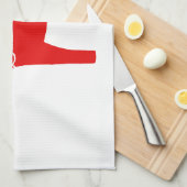 Dalaの赤い馬 キッチンタオル (四つ折り)