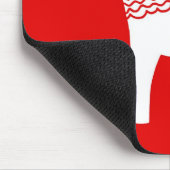 Dalaの赤い馬 マウスパッド (コーナー)