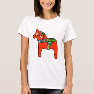 Dalaの赤い馬 Tシャツ