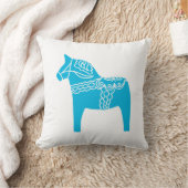 Dalaの青い馬 クッション (ブランケット)