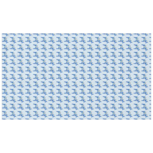 Dalaの青い馬 テーブルクロス (正面(横))