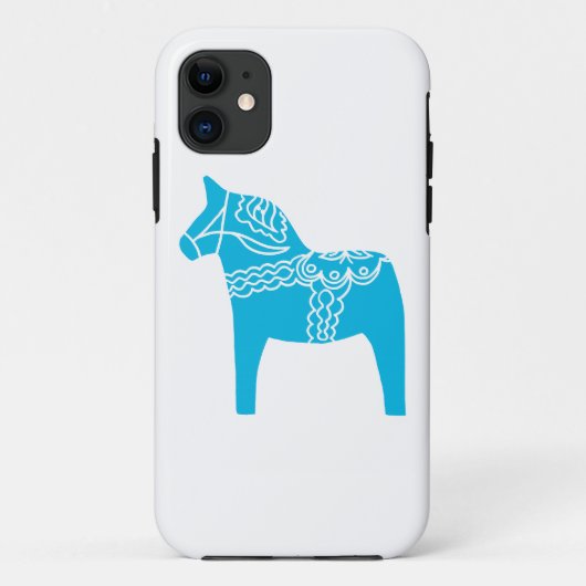 Dalaの青い馬 Case-Mate iPhoneケース (裏面)