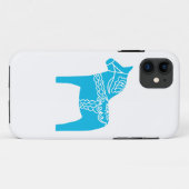 Dalaの青い馬 Case-Mate iPhoneケース (裏面(横))