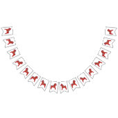 Dalaの馬のパーティーの旗布 バンティングフラッグ (全)