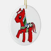 Dalaの馬の子馬 セラミックオーナメント (右)