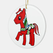 Dalaの馬の子馬 セラミックオーナメント (左)