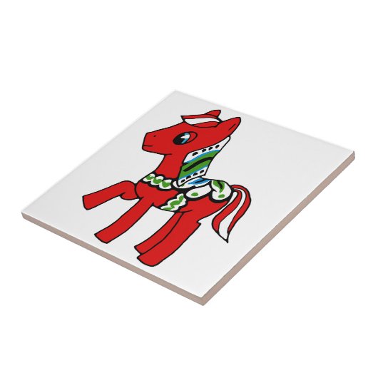 Dalaの馬の子馬 タイル (側面)