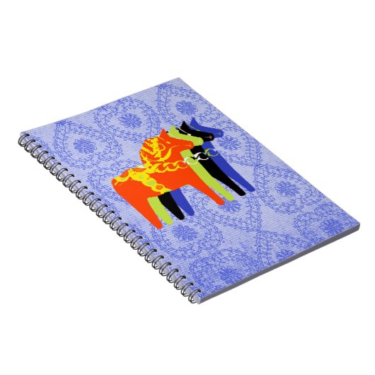 Dalaの馬の螺線形- ノートブック (右側)