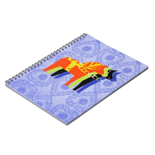 Dalaの馬の螺線形- ノートブック (左側)