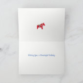 Dalaの馬の誕生日 カード (内部)