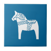 Dalaの馬の青 タイル (正面)