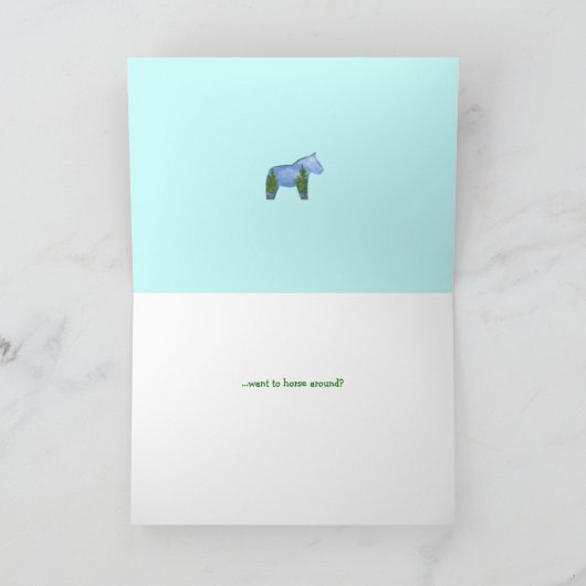 Dalaの馬記念日カード カード (内部)