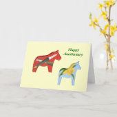 Dalaの馬記念日カード カード (黄色い花)