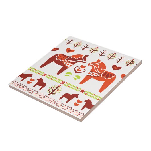 Dalaの馬 タイル (側面)