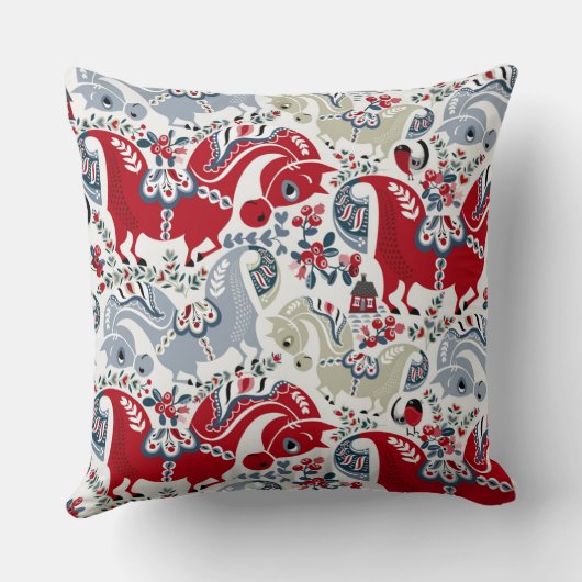 Dala馬の枕 クッション (裏面)