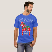Dala Horse Dala la la la Funny Christmas God Jul S Tシャツ (正面フル)