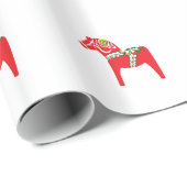 Dalahäst | Dalaの馬 ラッピングペーパー (ロールコーナー)