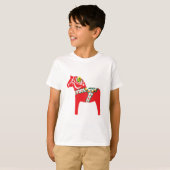 Dalahäst | Dalaの馬 Tシャツ (正面フル)