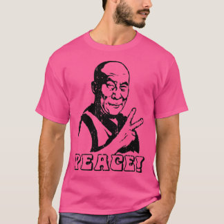 Dalai Lama Peace Sign Tシャツ