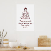 Dalai Lama Quote Art Print Buddhist Spiritual Home ポスター (キッチン)