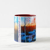 Dalarnaの冬 ツートーンマグカップ (中央)