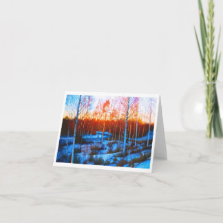 Dalarnaの凍結する流れ カード