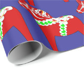 Dalarnaの赤い馬 ラッピングペーパー (ロールコーナー)